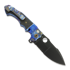 Coltello pieghevole Andre de Villiers Alpha S Mini, Acid Rain/Carbon Fibre