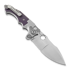 Couteau pliant Andre de Villiers Alpha S, Satin, Purple G10