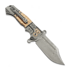 Coltello pieghevole Andre de Villiers Badlands 2 Damascus, Copper Frag