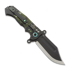 Andre de Villiers Badlands 2 Kalguard sulankstomas peilis, Green/Black Fat Carbon