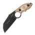 Andre de Villiers Box Butcher Brown Micarta peilis