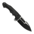 Andre de Villiers Bullshark Titanium sulankstomas peilis, Black