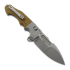 Coltello pieghevole Andre de Villiers Bullshark Titanium, Tan