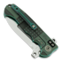 Andre de Villiers DF sulankstomas peilis, teal frag