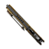 Andre de Villiers Invader sulankstomas peilis, Damascus, Gold CF, Acid Rain