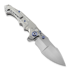 Andre de Villiers Javelin kääntöveitsi, Bead Blasted/Ti-Frag/Blue Anno
