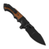 Coltello pieghevole Andre de Villiers Javelin G10, black/brown
