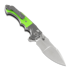 Andre de Villiers Javelin G10 folding knife, satin/zombie green