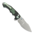 Andre de Villiers Javelin foldekniv, Green G-10/Titanium