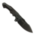 Zavírací nůž Andre de Villiers Large Pitboss 3, Black/Red Carbon Fibre