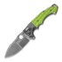 Andre de Villiers Mini Alpha-s 折叠刀, Green Fragged G10