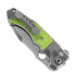 Andre de Villiers Mini Alpha-s kääntöveitsi, Green Fragged G10