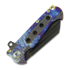 Andre de Villiers Mini Butcher sulankstomas peilis, Blue Acid Rain