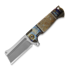 Andre de Villiers Mini Cleaver sulankstomas peilis, Gold, Acid Rain