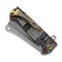 Andre de Villiers Mini Cleaver sulankstomas peilis, Gold, Acid Rain