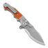 Andre de Villiers Mini Javelin sulankstomas peilis, Orange G10