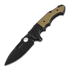 Andre de Villiers Mini Pitbiss Two G10 sulankstomas peilis, black/khaki