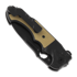 Andre de Villiers Mini Pitbiss Two G10 sulankstomas peilis, black/khaki