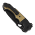 Andre de Villiers Mini Pitbiss Two G10 kääntöveitsi, black/khaki