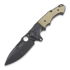 Andre de Villiers Mini Pitboss 2 kääntöveitsi, Black/Tan G10