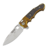 Andre de Villiers Mini Pitboss 2 sulankstomas peilis, marble/bronze
