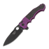Andre de Villiers Mini Pitboss 2 sulankstomas peilis, marble/purple