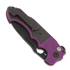 Andre de Villiers Mini Pitboss 2 sulankstomas peilis, marble/purple