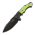 Andre de Villiers Mini Pitboss 3 sulankstomas peilis, Green G-10 Frag