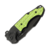 Andre de Villiers Mini Pitboss 3 sulankstomas peilis, Green G-10 Frag