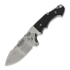 Andre de Villiers Mini Pitboss 3 sulankstomas peilis, Satin MCF