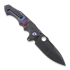 Andre de Villiers Pitboss 2 sulankstomas peilis, Black/Acid Rain