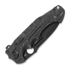 Andre de Villiers Pitboss 2 sulankstomas peilis, Black/Marble CF