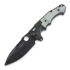 Andre de Villiers Pitboss 2 折叠刀, Black Ti/Jade Green