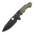 Andre de Villiers Pitboss 2 折叠刀, Black Ti/Micarta