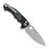 Andre de Villiers Pitboss 2 kääntöveitsi, G10 Bead Blast Green