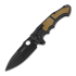 Andre de Villiers Pitboss 2 kääntöveitsi, G10 Black Brown