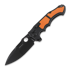 Andre de Villiers Pitboss 2 kääntöveitsi, G10 Black Orange