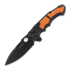 Andre de Villiers Pitboss 2 kääntöveitsi, G10 Black Orange