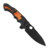 Andre de Villiers Pitboss 2 kääntöveitsi, G10 Black Orange