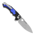 Andre de Villiers Pitboss 2 sulankstomas peilis, G10 Blue