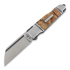 Andre de Villiers Pocket Butcher Lockback sulankstomas peilis, burl