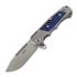Couteau pliant Andre de Villiers Ratel, Milled Blue