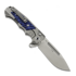 Couteau pliant Andre de Villiers Ratel, Milled Blue