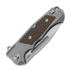Andre de Villiers Ratel sulankstomas peilis, Satin/Red Carbon Fibre