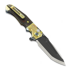 Andre de Villiers Ronin BL Acid Rain & Black/Red Carbon Fiber sulankstomas peilis