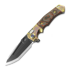 Coltello pieghevole Andre de Villiers Ronin BL Acid Rain & Black/Red Fat Carbon