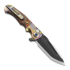 Andre de Villiers Ronin BL Acid Rain & Black/Red Fat Carbon sulankstomas peilis