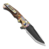 Andre de Villiers Ronin BL Acid Rain & Black/Red Fat Carbon 折叠刀