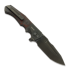Andre de Villiers Ronin BL sulankstomas peilis, Black & Red Marble CF