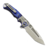 Nóż składany Andre de Villiers Ronin BL, Blue Kirinite